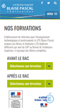 Mobile Screenshot of lyceeblaisepascal.com
